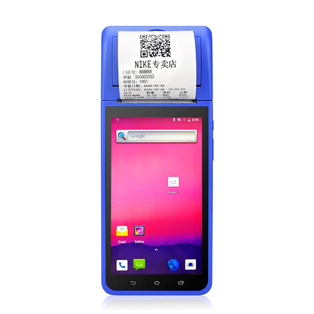 

pos handheld calculator with thermal receipt printer with scanner