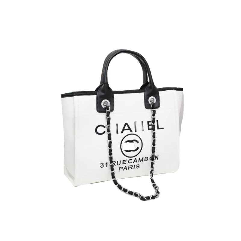 

2020 New Fashion Women's Baott bag canvas large-capacity luxury luxury bag Shopping bag, Black