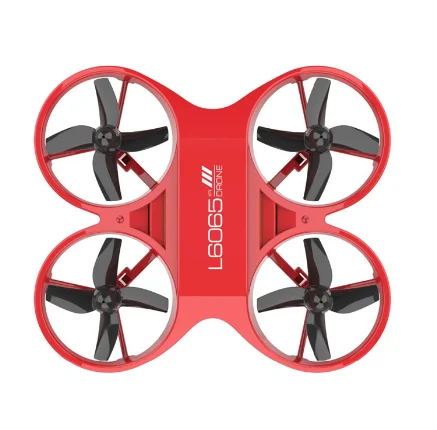 

XUEREN New Arrival L6065 Mini RC Drone Infrared Controlled Drone With Light RC Aircraft for Education Training Kids Toys, White/black//red/yellow