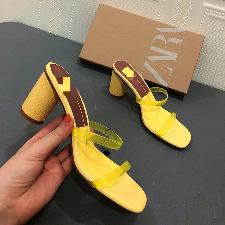 

Fashion Trendy Party Dress High Heel Sandals Summer Peep Toe High Heels Shoes For Women, Black,yellow,beige,leopard