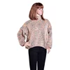2019 new arrivals wholesale high quality cheap winter knitted women turtle neck course gauge pullover sweaters
