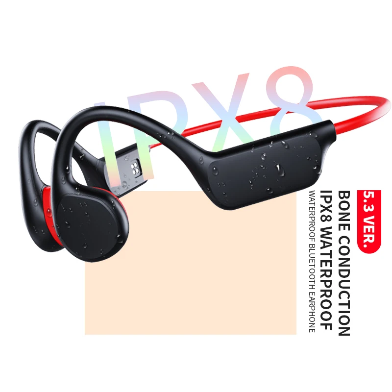 

Top Ipx8 Waterproof Swimming Wireless Sport Bone Conduction Headphones With 32gb Memory Mp3 Headphones For Swimming