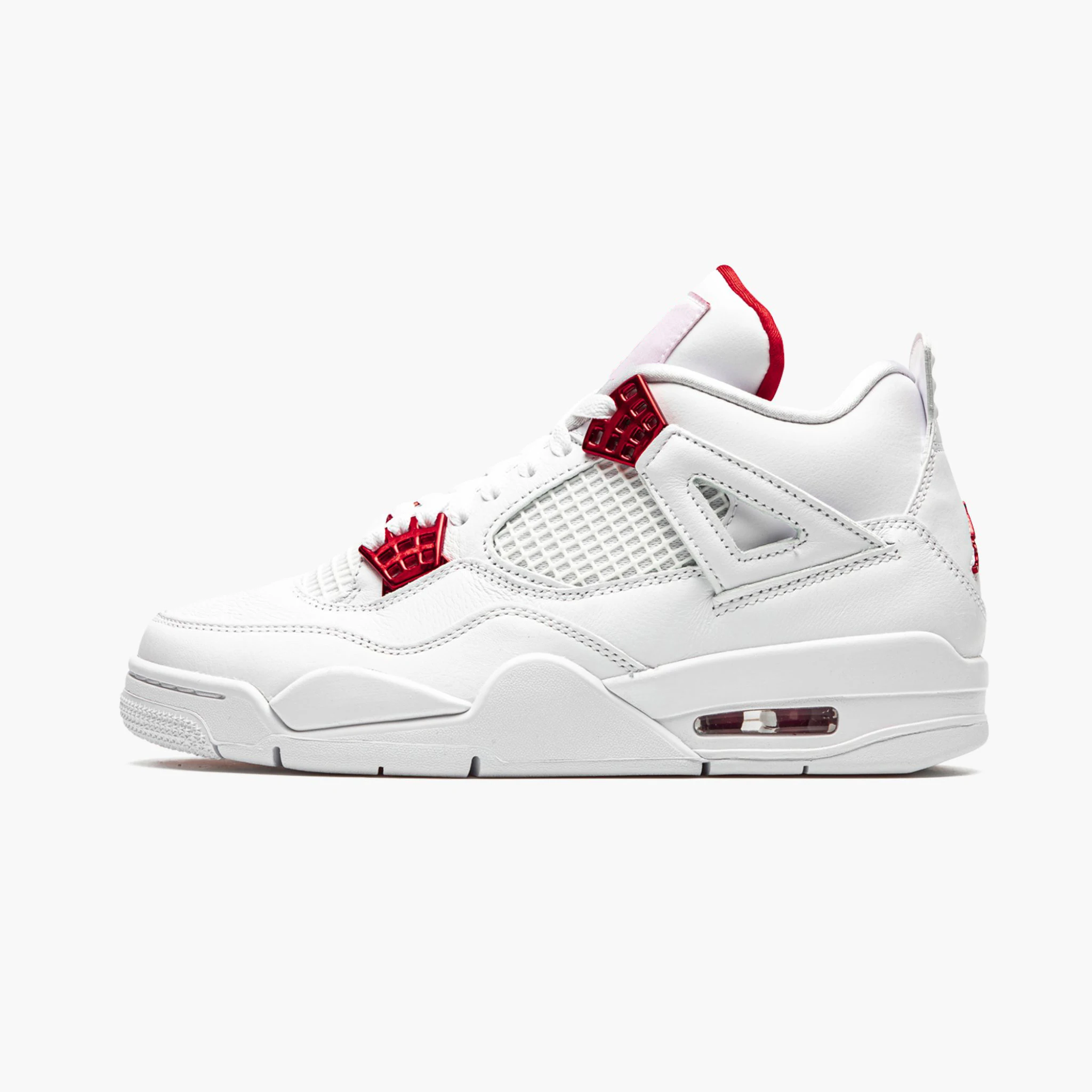 

J4 High Quality Mens Casual Shoes Retro 4 Red Metallic