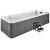 New Arrival clear acrylic portable endless swimming pools swim spa