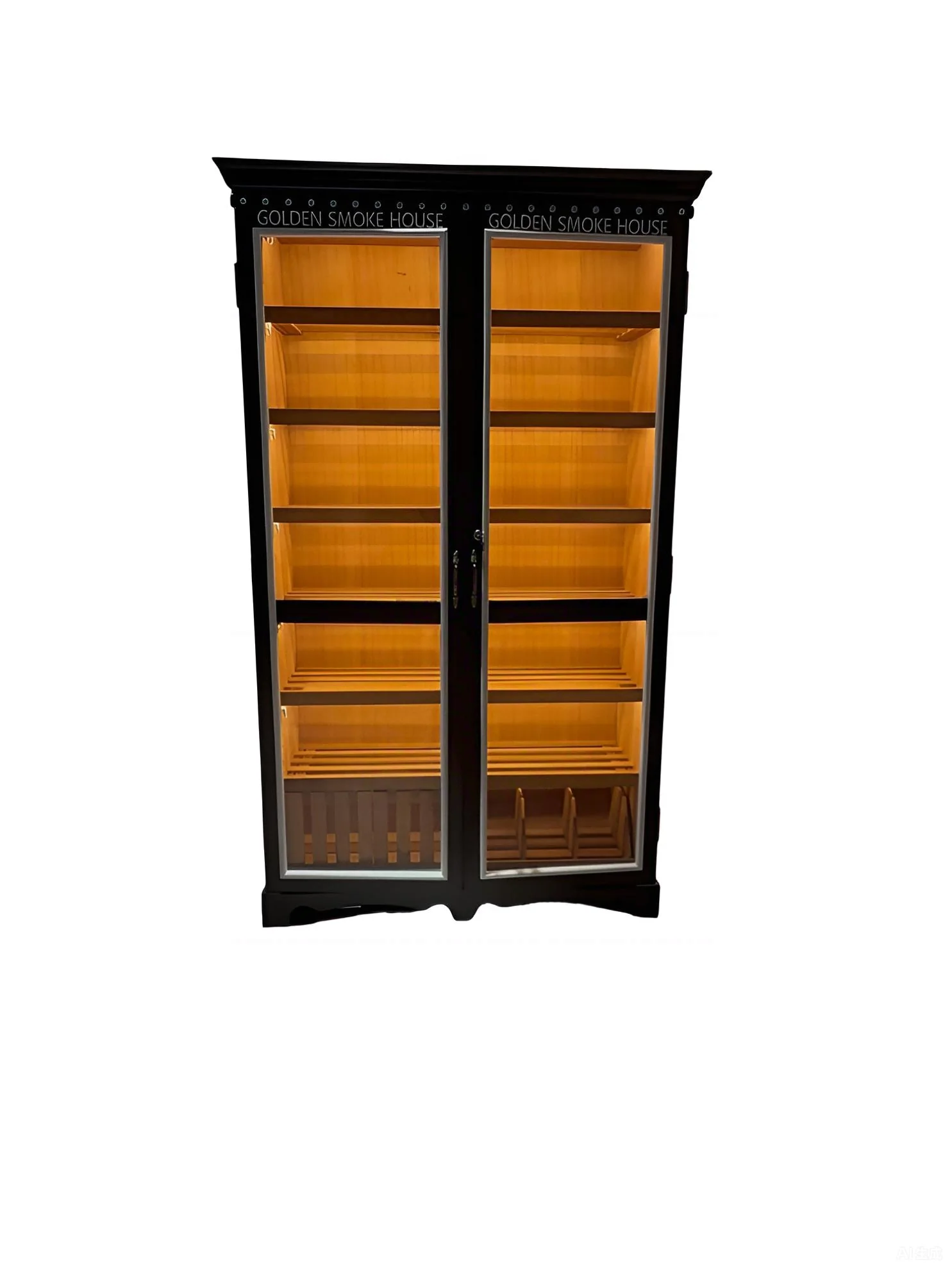 Double Door Cigar Cabinet
