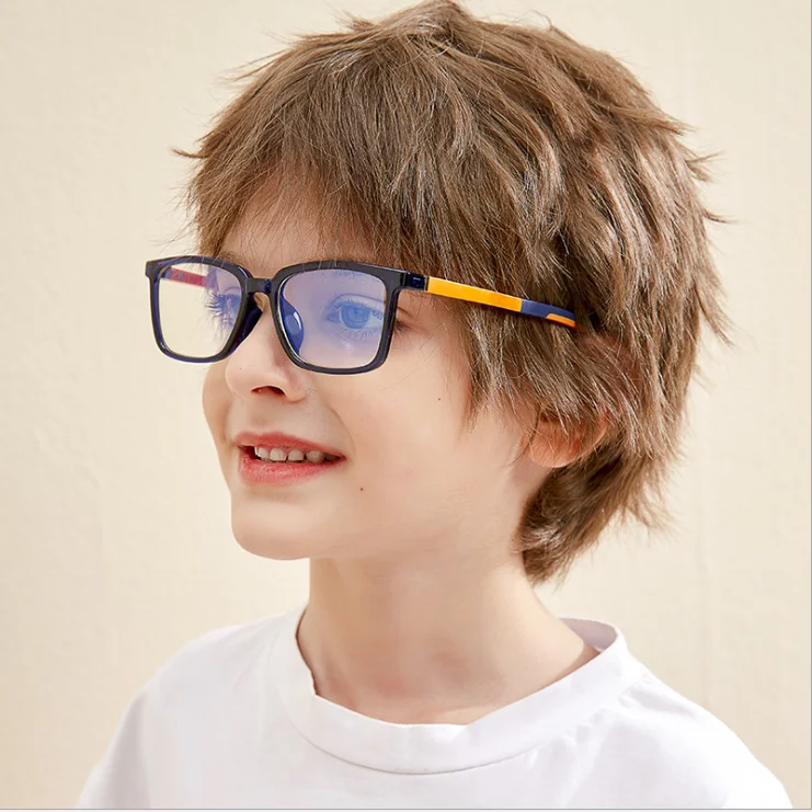 

New TR90 children's Blue ray glasses fashion boys and girls Optical frames kids anti blue light glasses