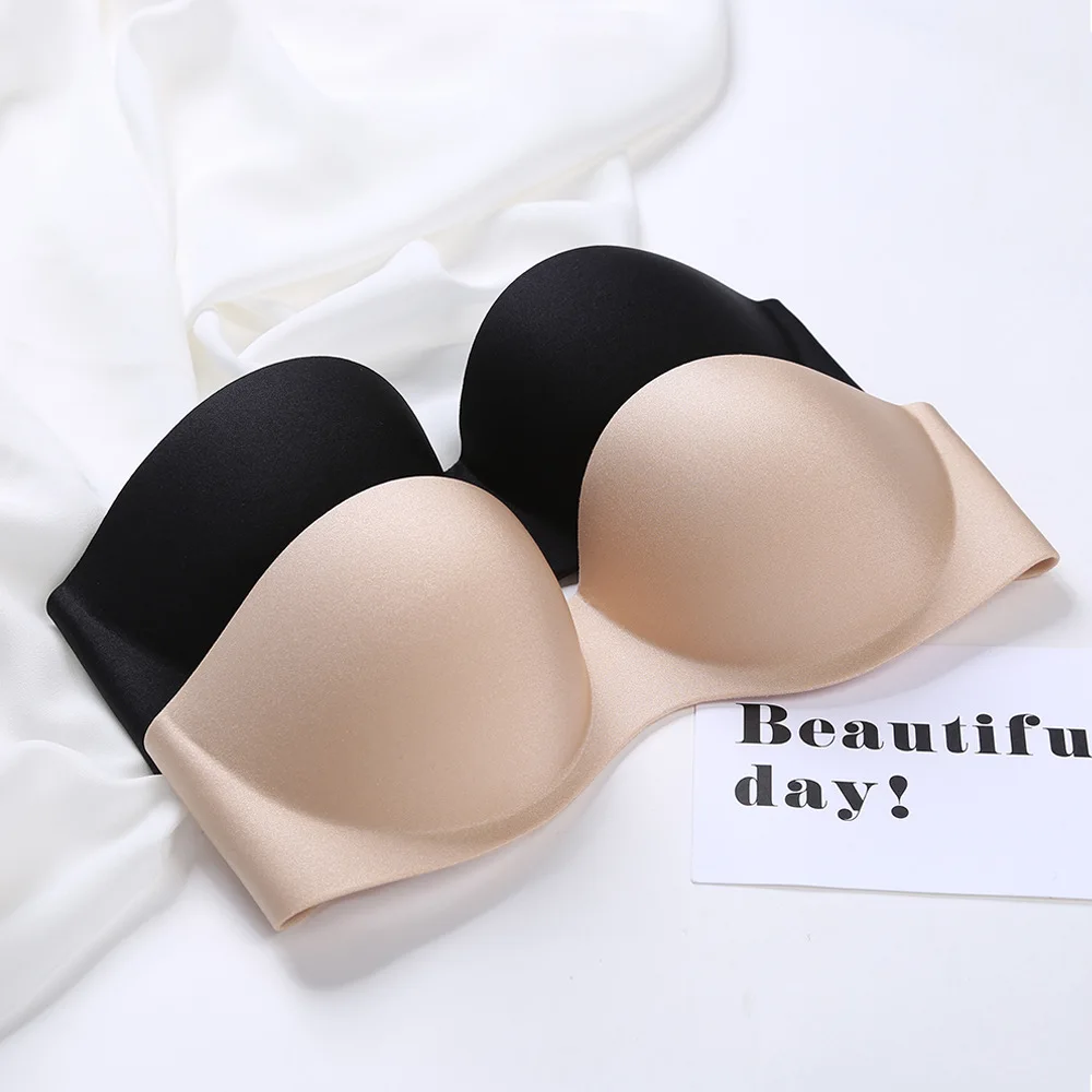 

Telige New strapless backless bra invisible for women seamless underwear