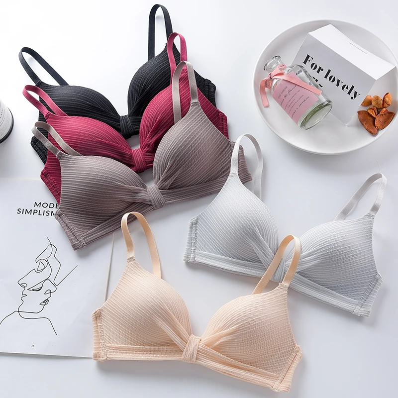 

Seamless Bra for Women Underwear Push Up Lingerie Wire Free Bra Comfortable Intimates Female 2021, Picture shows