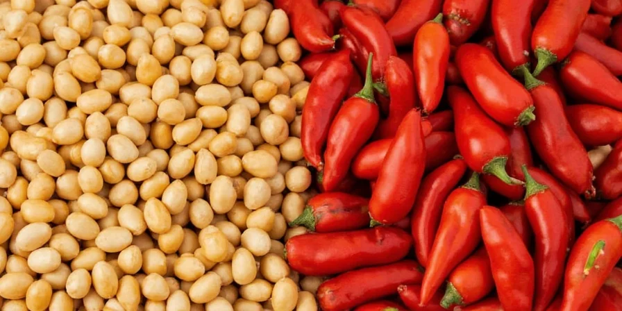 Infographic showing best chili and garbanzo pairings
