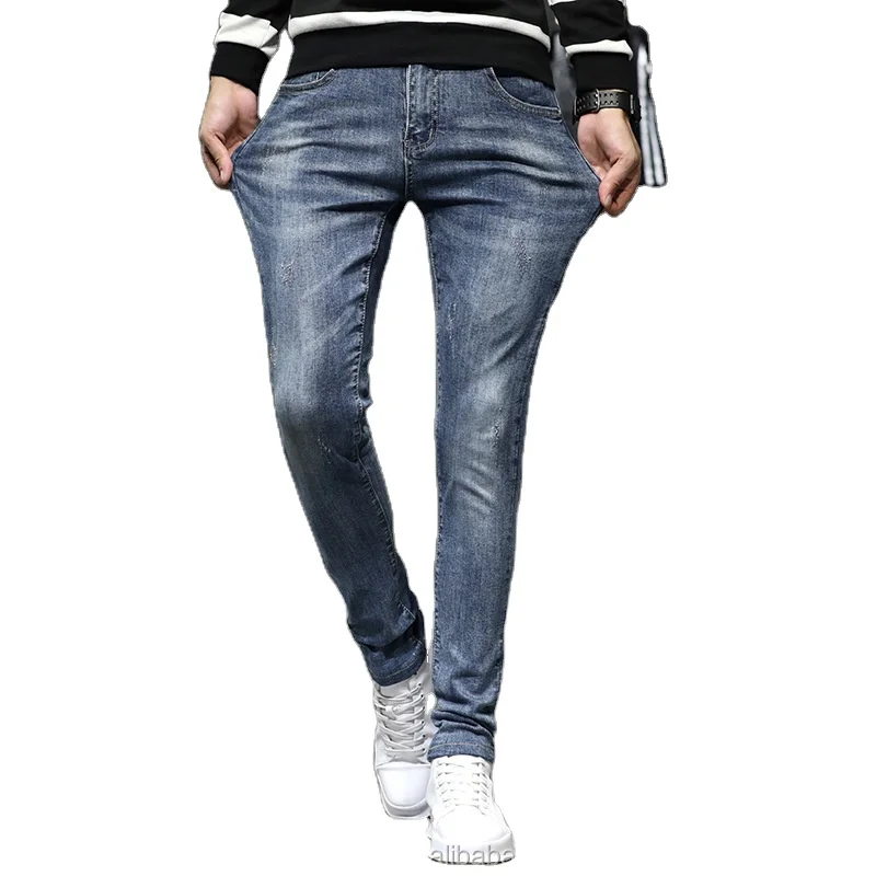 

Wholesale Newest Design Most Popular Hemp Organic Cotton Pants Loose High-Waist Men Jeans