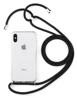 

Wholesale Transparent TPU PC Acrylic Phone Accessories Crossbody Strap Mobile Phone Case for iphone x xs