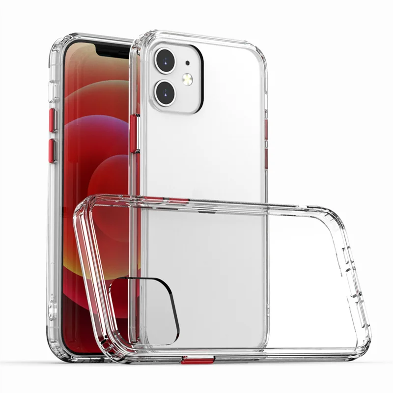 

Hot Selling TPU+PC Transparent Mobile Phone Case Protective Case For Iphone 13 Pro Max Phone Case