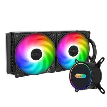 

PCCOOLER Best Price AIO liquid cooler 240mm ARGB Fans color cooling fan CPU cooler case