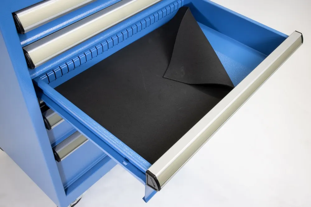 Customized Premium Modular Storage Metal  Empty Tool Trolley Tool Cart Blue manufacture
