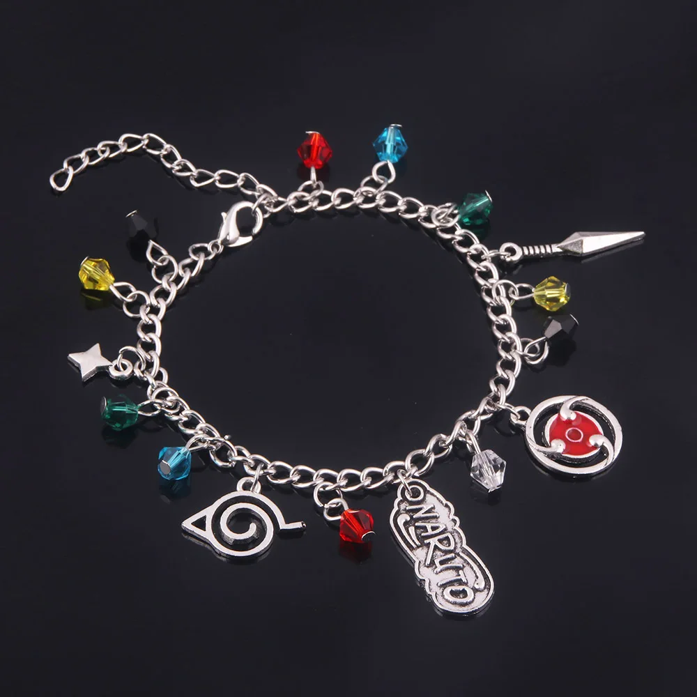 

Anime Weapon Wooden Sword Akatsuki Uzumaki Red Cloud Alloy Bracelet