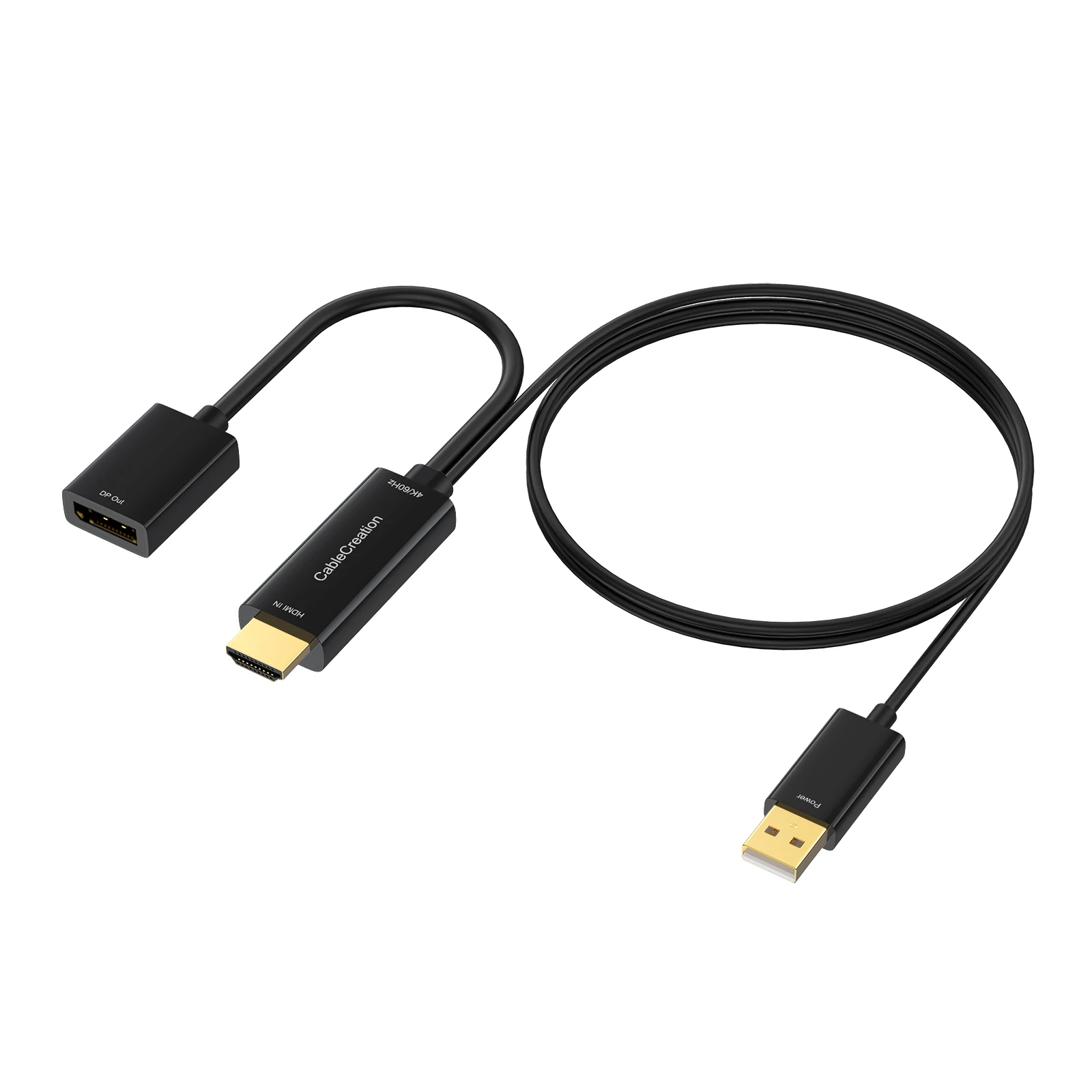 

High Quality HDMI Male To Displayport Female Adapter Cable HDMI To DP Adapter With Gold Plated Cord