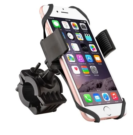 

Silicone Strap Phone Mount Universal Flexible Bicycle Motorcycle Cellphone Holder
