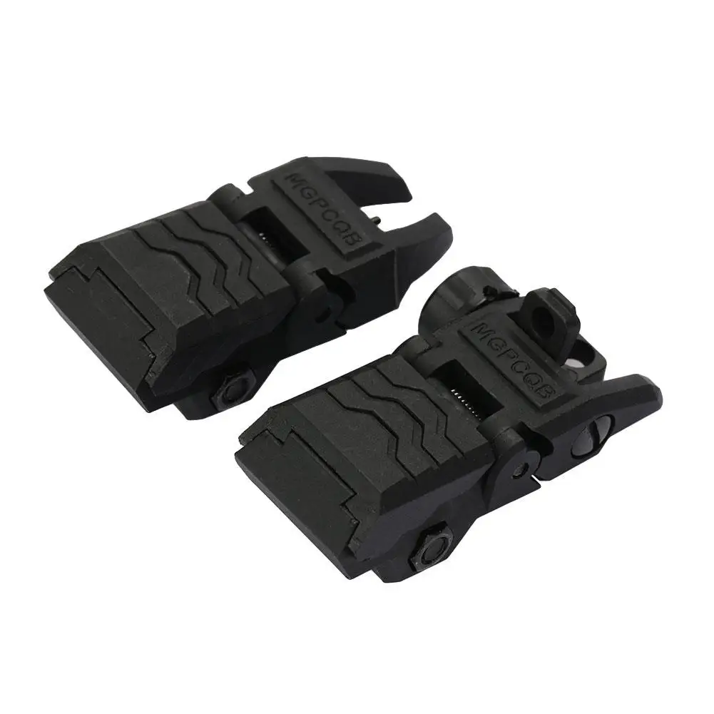

hunting Tactical Flip up Sight Front Rear Sight Backup Sight Rapid