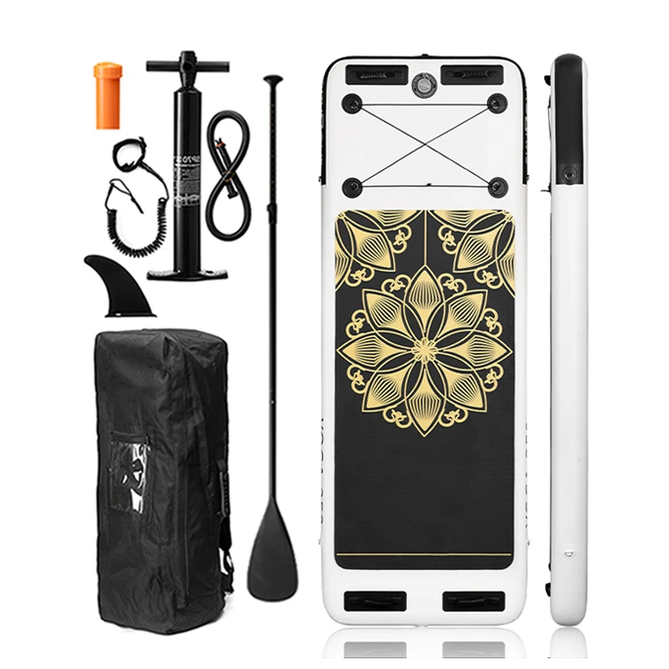 

2021 New manufacturer 9ft stand up paddle board for water sports drop shipping with waterproof bag, Customized color