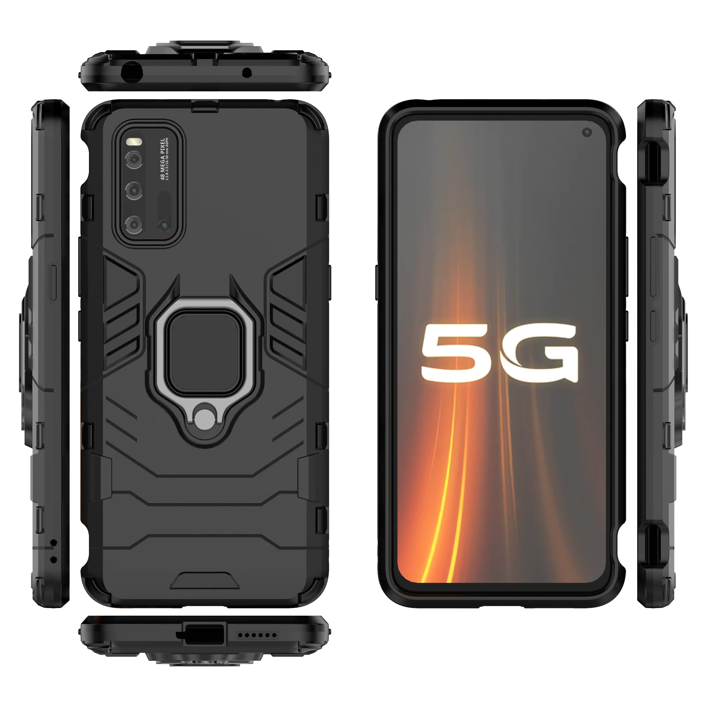 

Shockproof Phone Case Cover For VIVO IQOO3 5G Tpu PC Material