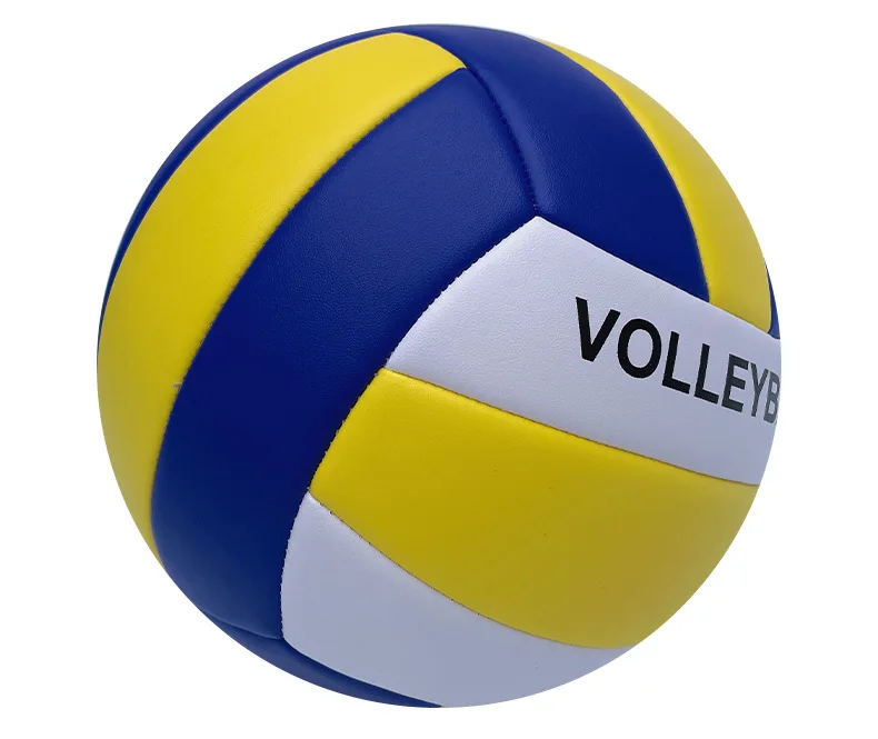 Custom Composite Leather Soft Laminated Volleyball Size 5 Machine Stitching Indoor Outdoor Match Volleyball Ball