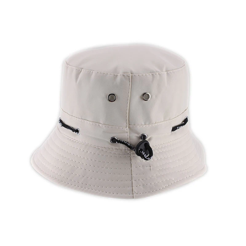 

D4009 Beach Sun Visor Fishing Caps Outdoor Sports Fisherman Hat Adjustable Custom Summer Cotton Plain Bucket Hats With String