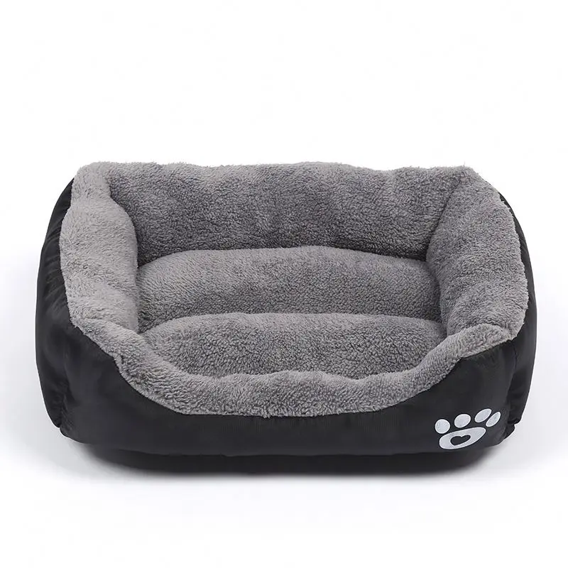 

Amazon Hot Sale Luxury Waterproof Soft Pet Bed Breathable Dog Sofa Bed Rectangle Pet Dog Pad Bed Washable