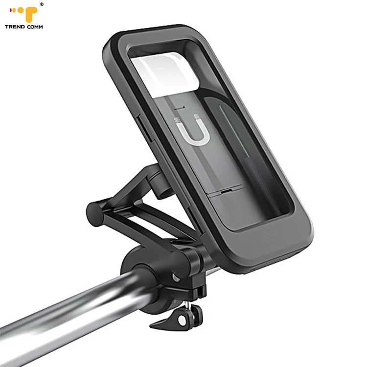 

Bicycle Phones Case Holders 360 Rotation Bike Waterproof Mobile Stand Cell Phone Holder For Motorcycle