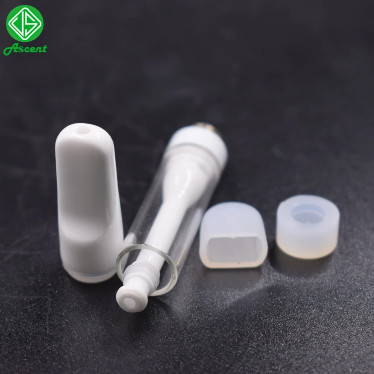 
High quality pure taste 510 all ceramic vape cartridge with 2 oval holes childhood design 