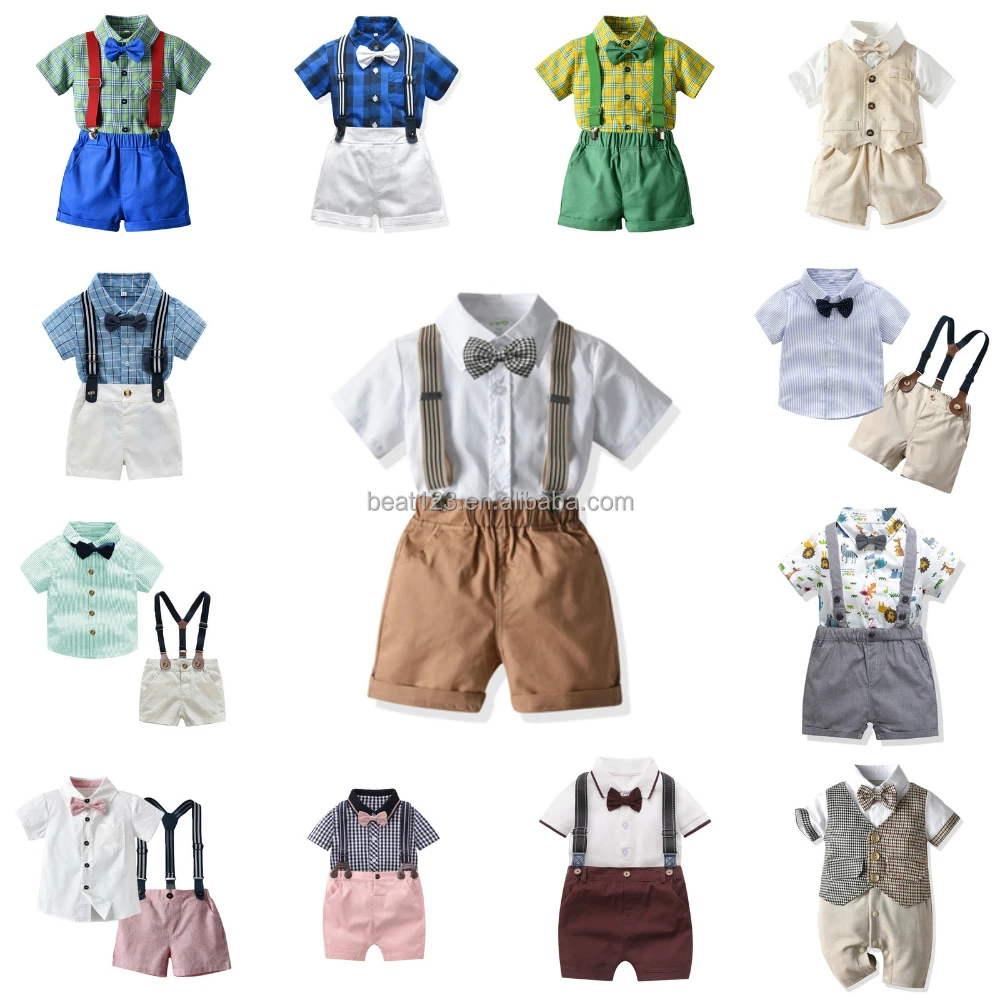

kids clothing Boys short-sleeved Shirt and Shorts Kids 2-piece sets 2022 2-6 Years Old Boys Summer jogging suit