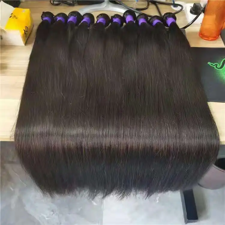 

Cheap Free Sample Wholesale Virgin Cuticle Aligned Brazilian Unprocessed Straight Human Hair Weave Bundles with Lace Closure, Natural black/ #1b color