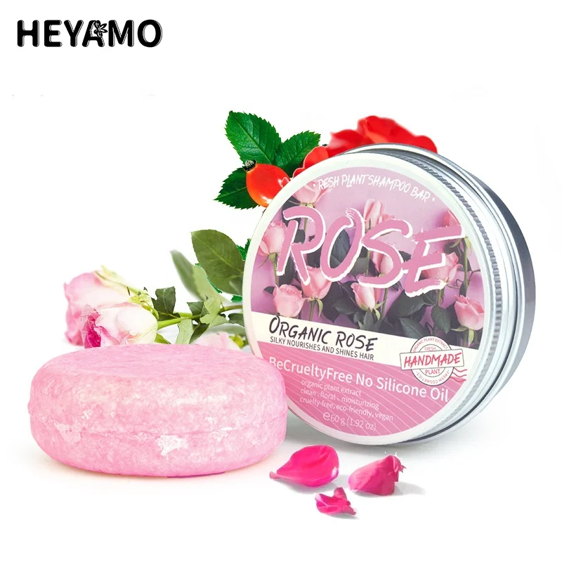 

HEYAMO Rose Soap Men's Hair Care Products Cbd Bar Shampoo Sabun Personal Care Cheveux Naturels Bath+ Jabon Sabonete Shampoo Bar