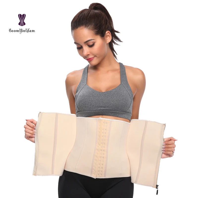 Weight Loss Waist Trainer Fat Burning Thermo Waist Cincher Girdle Belt Steel Boned Zip Up Zipper Gym Work Out Waist Sculpture Buy Zipper Waist Sculpture Fat Burning Girdle Belt Weight Loss Waist Trainer