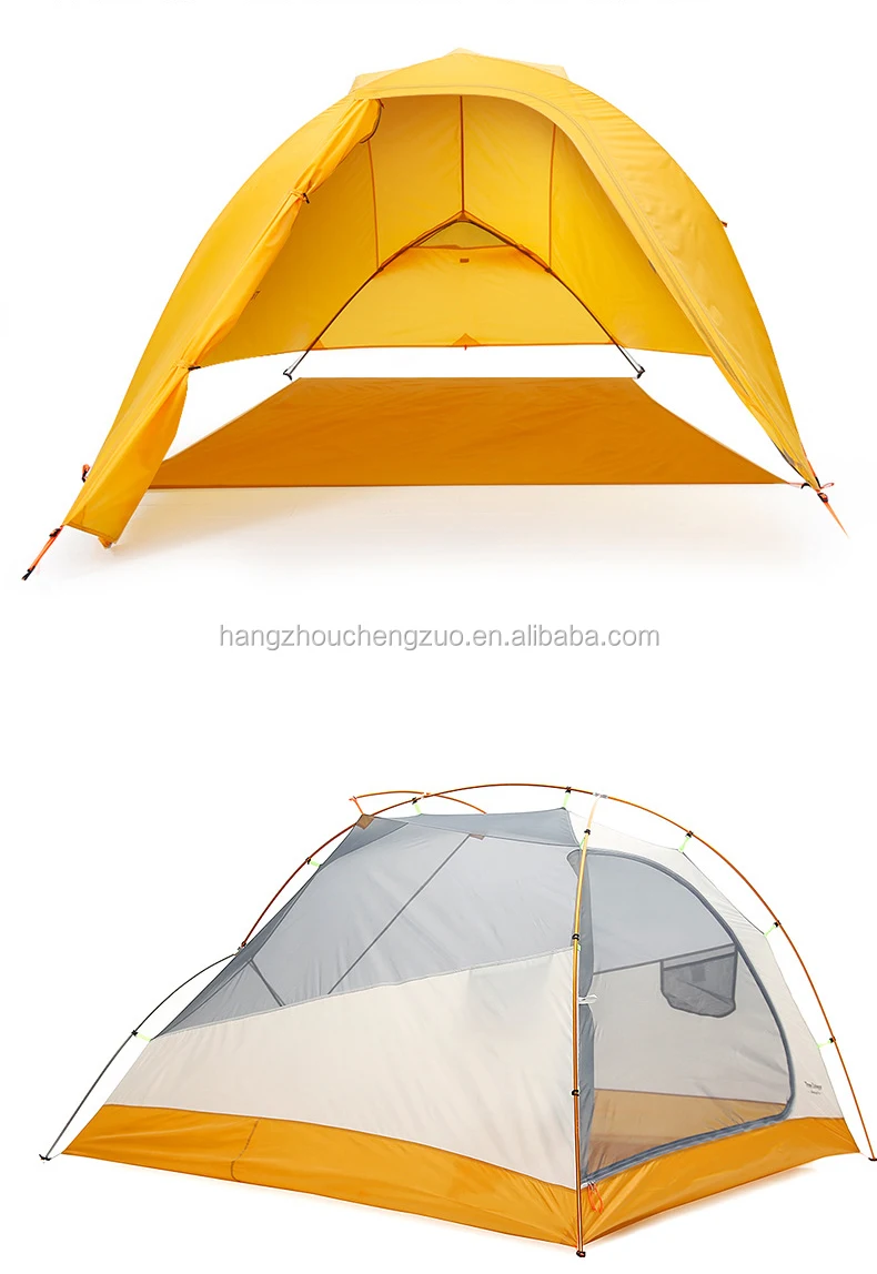 CZX-411 Professional 3~4 Person Mountain Camping Tent,Ultralight 3~4 Person camping tent customize with logo&color