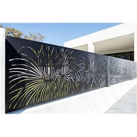 

Powder Coated Finishing Aluminum Decorative Laser Cut Privacy Fencing Panel