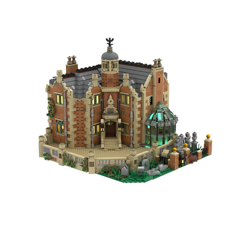 

The Haunted Manor Ghost House MOC-54244 Castle Fit Model Building Blocks Bricks Kid Toys