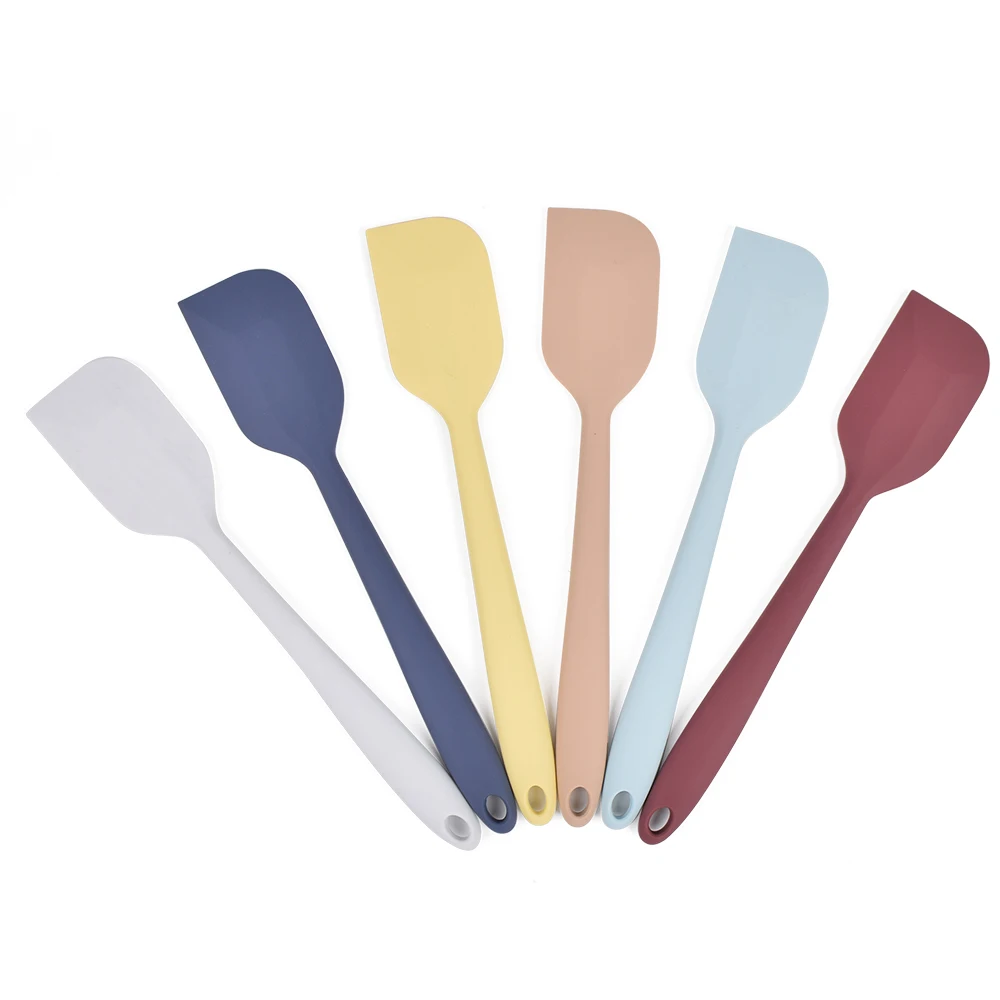 

Scraper Spatula with Stainless Steel Core Design Heat Resistant Non Stick Cake Icing Silicone 10.2inch One Piece Opp Bag Welcome