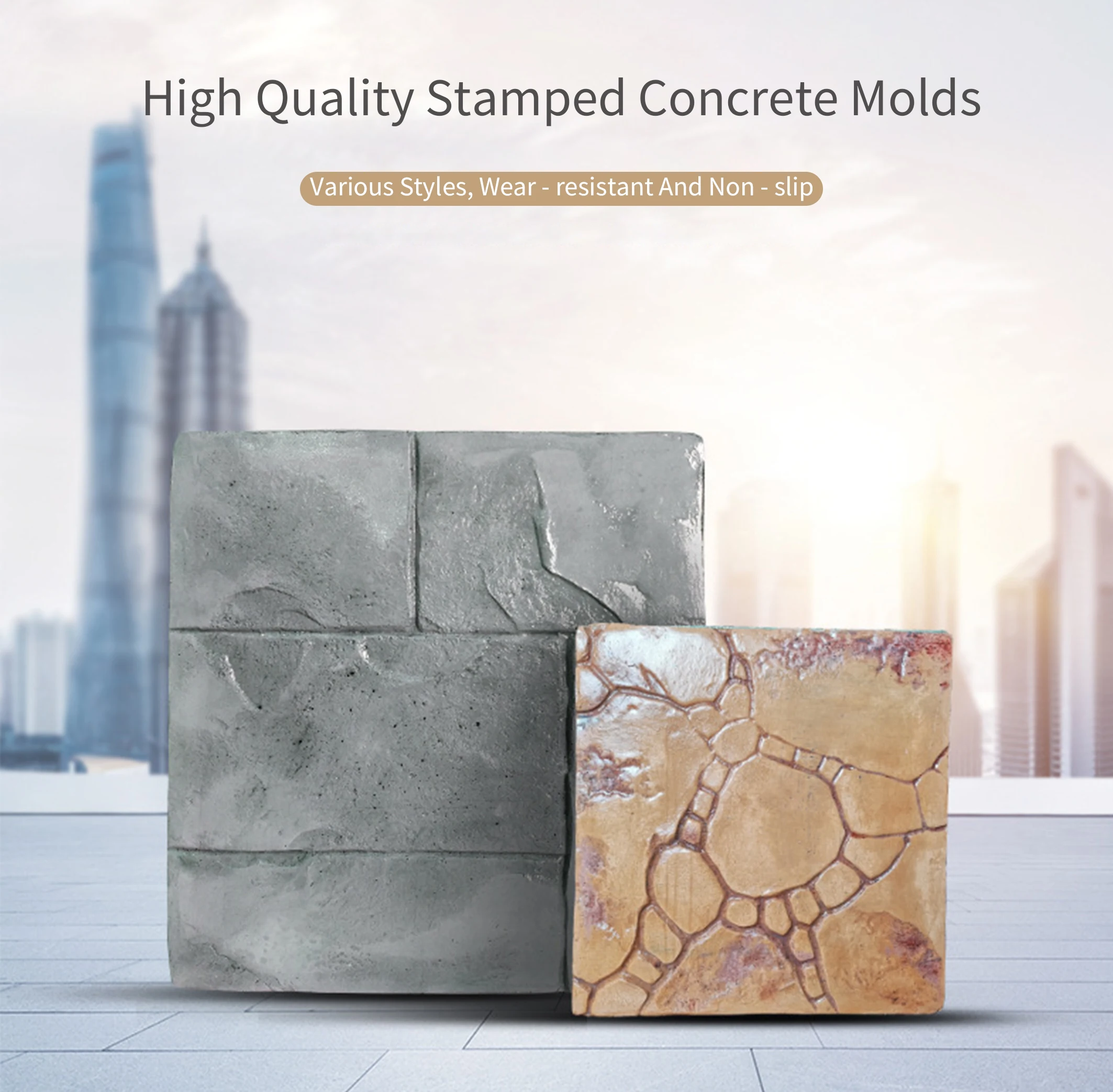 Kejie Industrial Good Price Rubber Concrete Stamp Molds Buy Concrete
