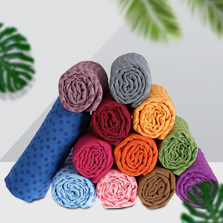 

Home indoor non-slip exercise fitness yoga mat towel eco friendly