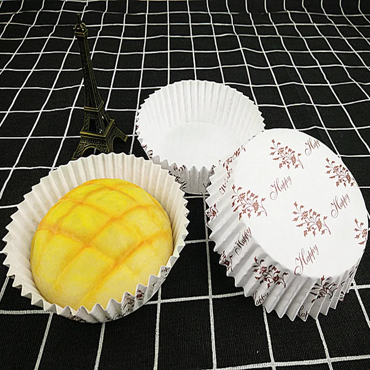 

Biodegradable pet high temperature resistance customized baking paper microwave giant muffin cup cake cases, Customized color