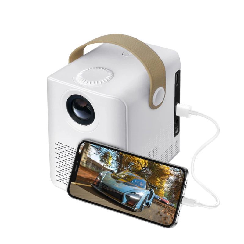

Portable Projectors with Wifi and BT for Phone - Mobile Portable Projector HD 1080P Supported for Outdoor Movie