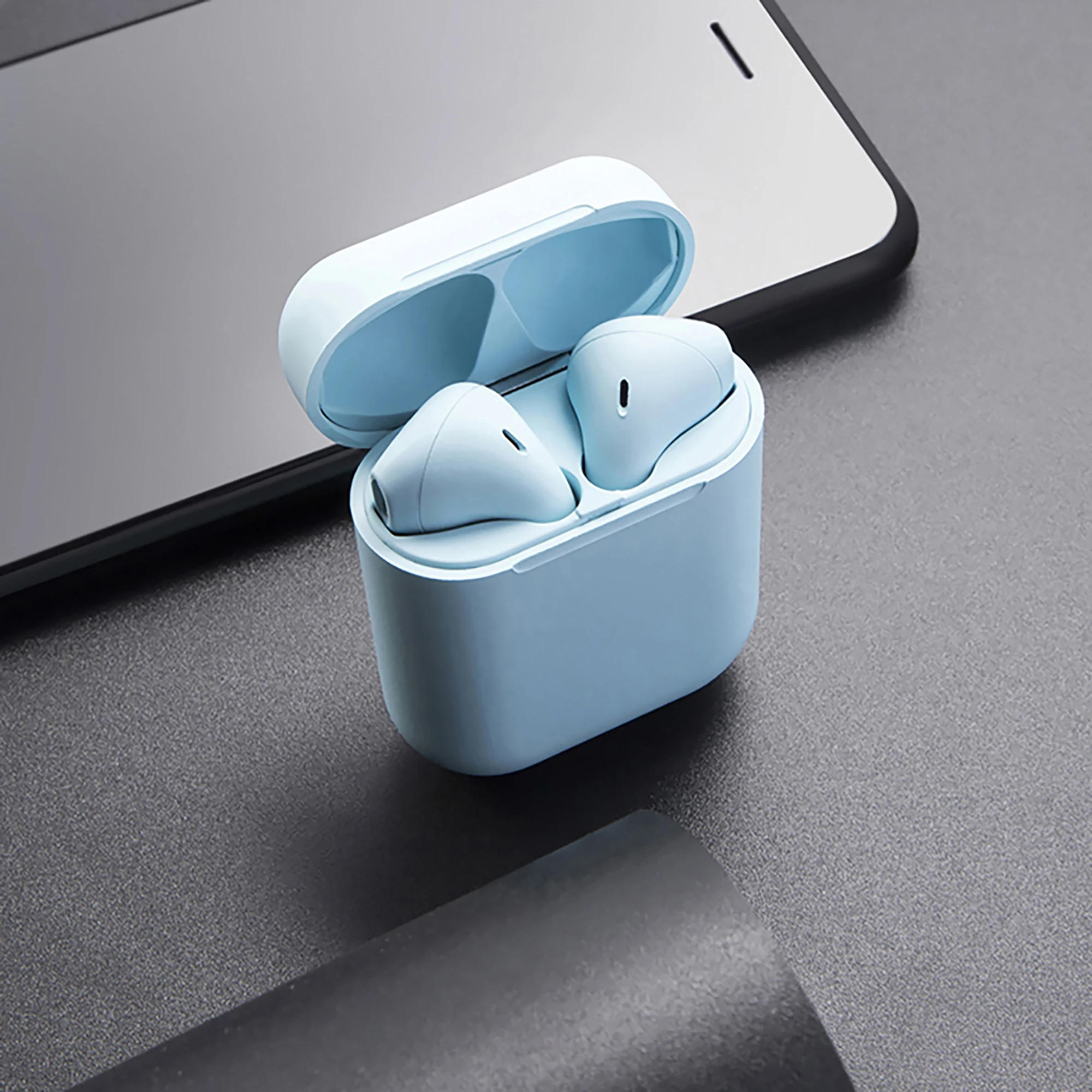 

Factory Price In Stock Colorful Tws Earbuds Inpods 12 Bt 5.0 Wireless Earphone Matte Headset I12 Tws, Customize