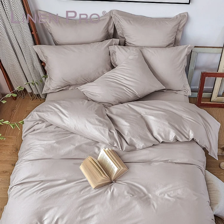 

5 Star hotel bed linen 100% cotton fabric with bed cover set