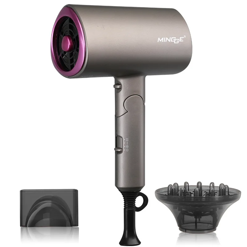 

Cross-border Amazon folding hair dryer 110V large air volume hair dryer