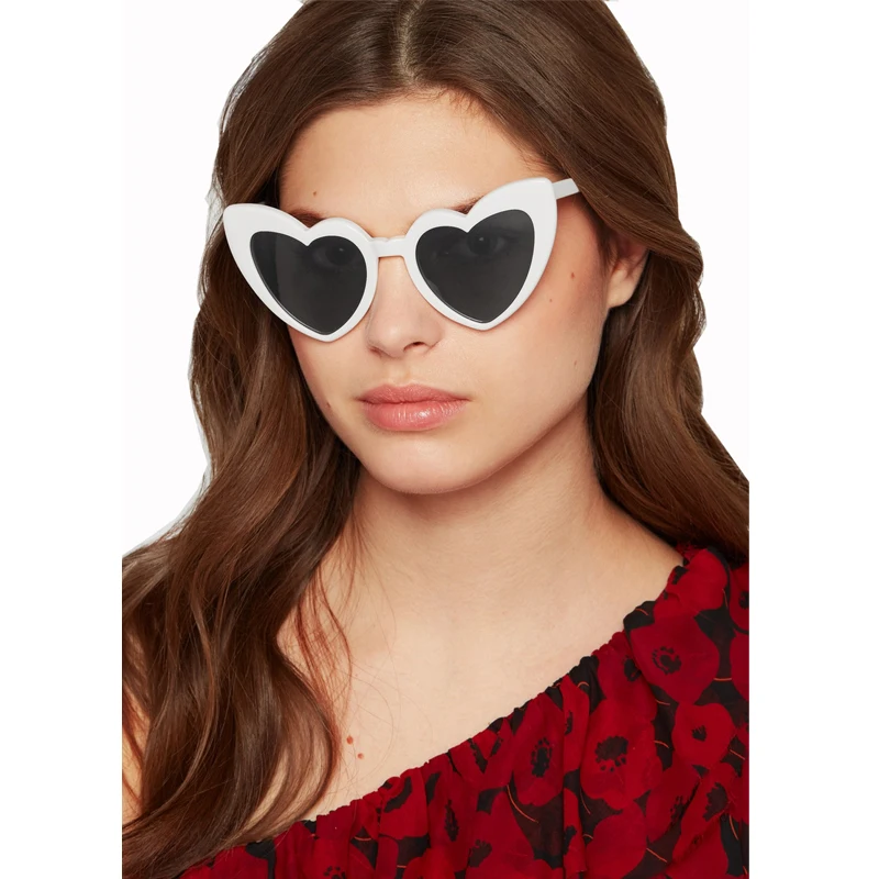 

Lucky MN8805 Eyewear Promotion Women Latest Fashion Heart Shaped Sunglasses