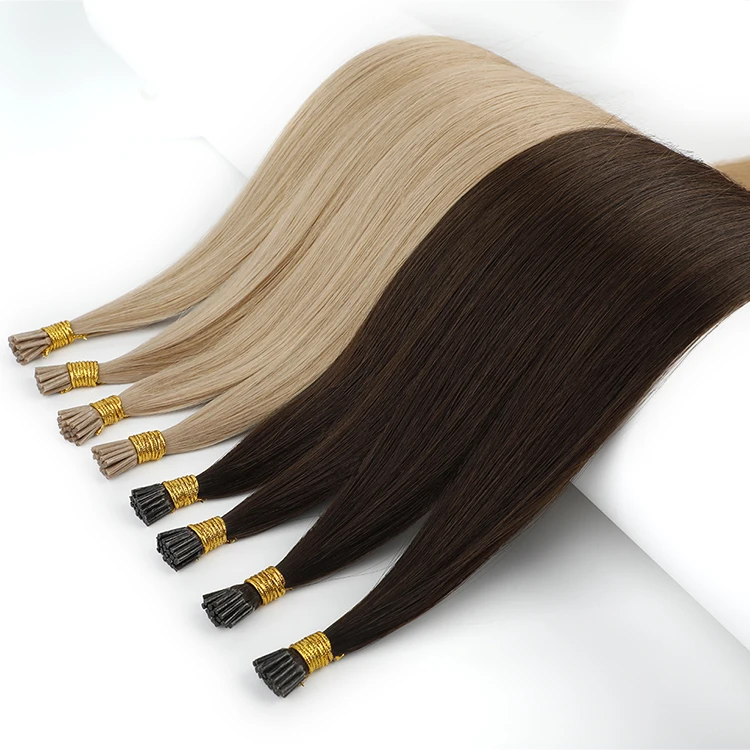

50% OFF Wholesale Double Drawn Vietnamese Human Hair I Tip,100% Virgin Cuticle Aligned Remy Human Hair Wholesale, Over 53 colors option or customized