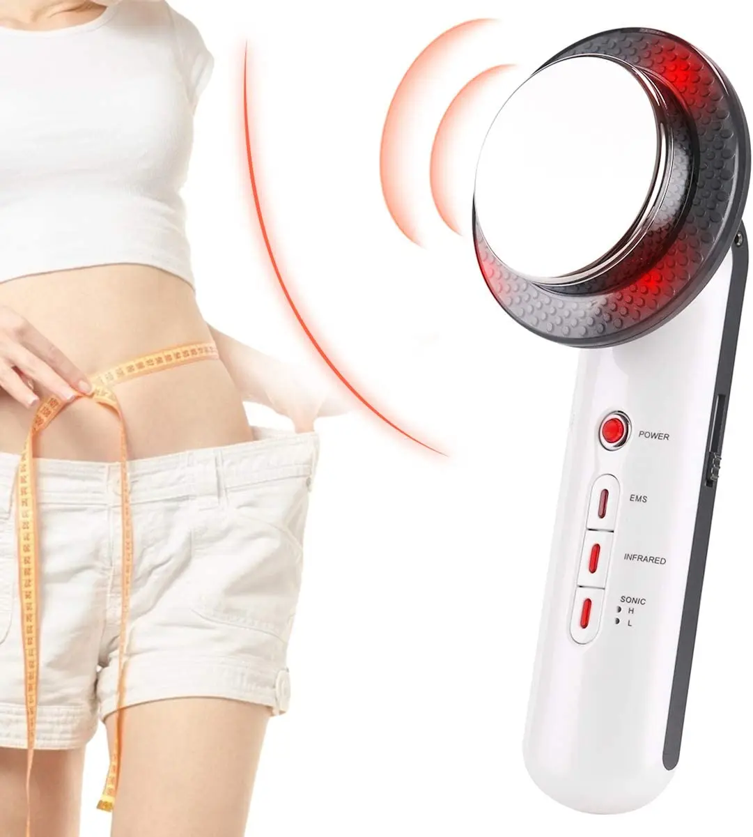 

Fat Burning Machine 3 in 1 EMS Massager Infrared Fat Remover Device Sonic Burn Fat Machine Lose Weight
