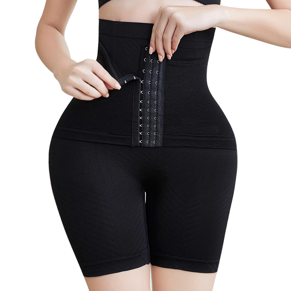 

Waist Trainer Panties Butt Lifter Binder Body Tummy Shaper Modeling Strap Slimming Underwear, White/black