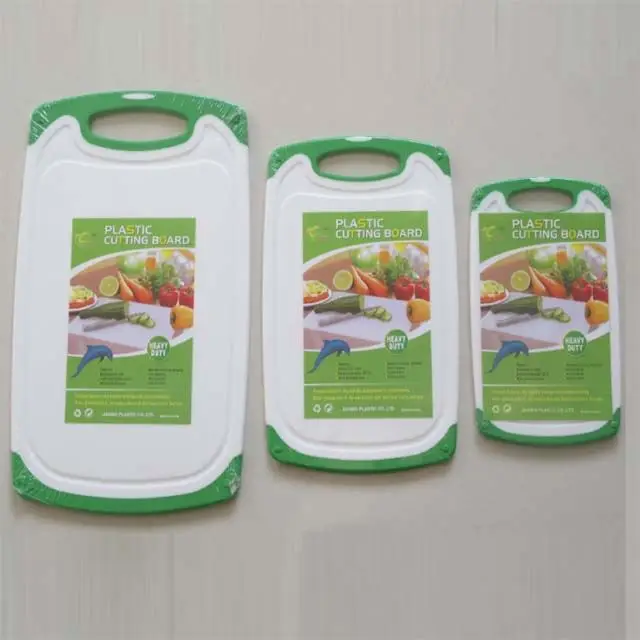 

Amazon Hot Sell Kitchen 3Pcs Plastic Chopping Cutting Board Sets