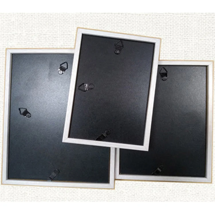 Wholesale Set of 3 cheap picture frames 4x6 5x7 6x8 inches paper photo frame
